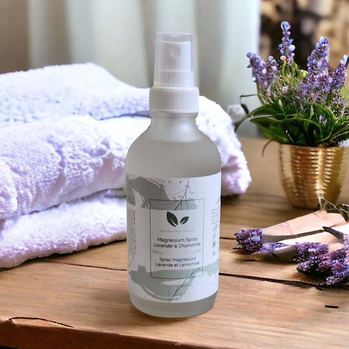 Lavender & Chamomile Magnesium Spray for wholesale by Dreaming Green Boutique