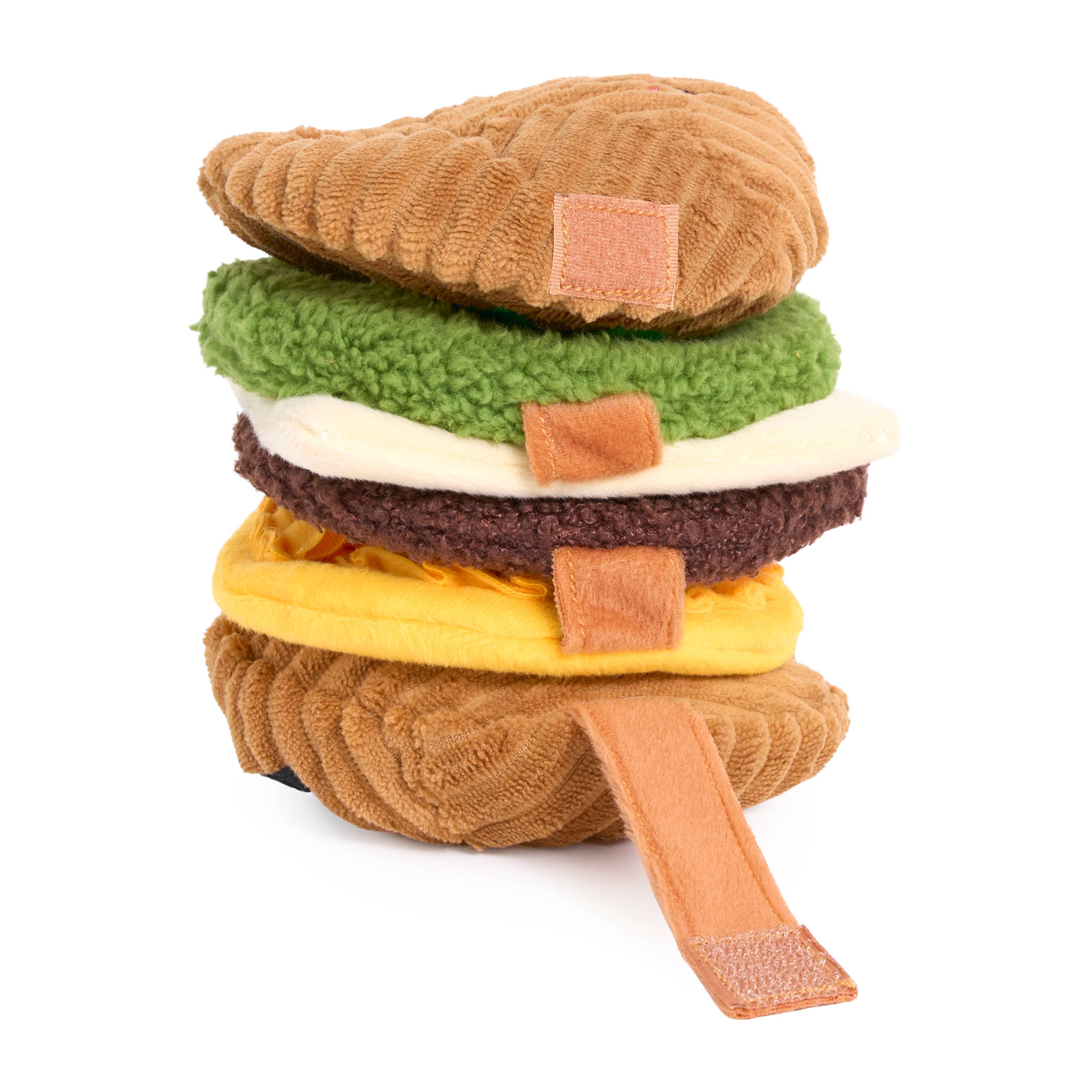 ZippyPaws - Wholesale Pet Toy - Dog - Snufflerz Stacks - Breakfast Sandwich - Interactive Dog Toy1