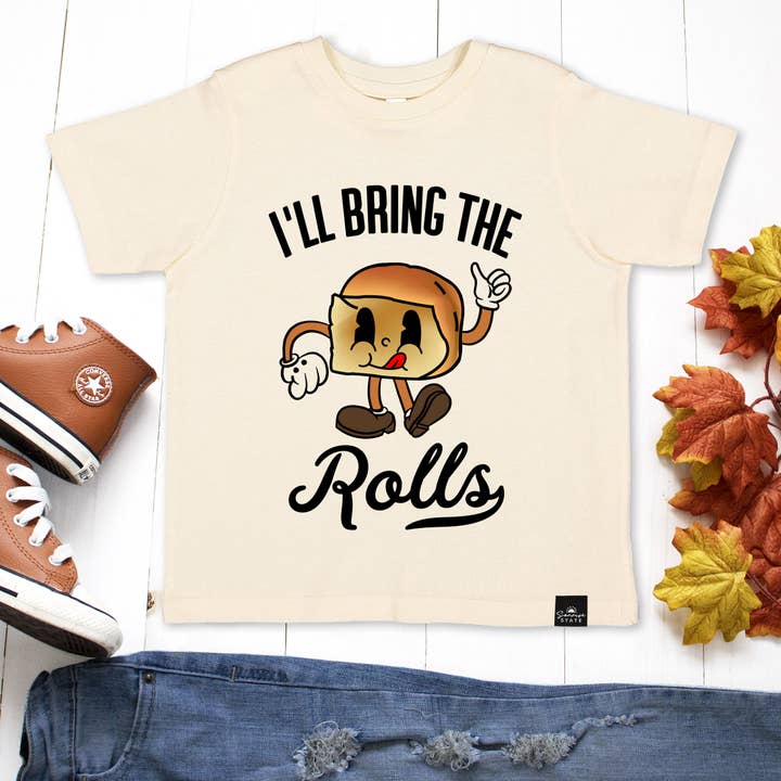 T-shirt de Thanksgiving I'll Bring the Rolls pour bébé garçon pour la vente par Sonrise State