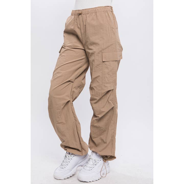 Apolline - Wholesale Pants - Women's - Loose Fit Parachute Cargo Pants14