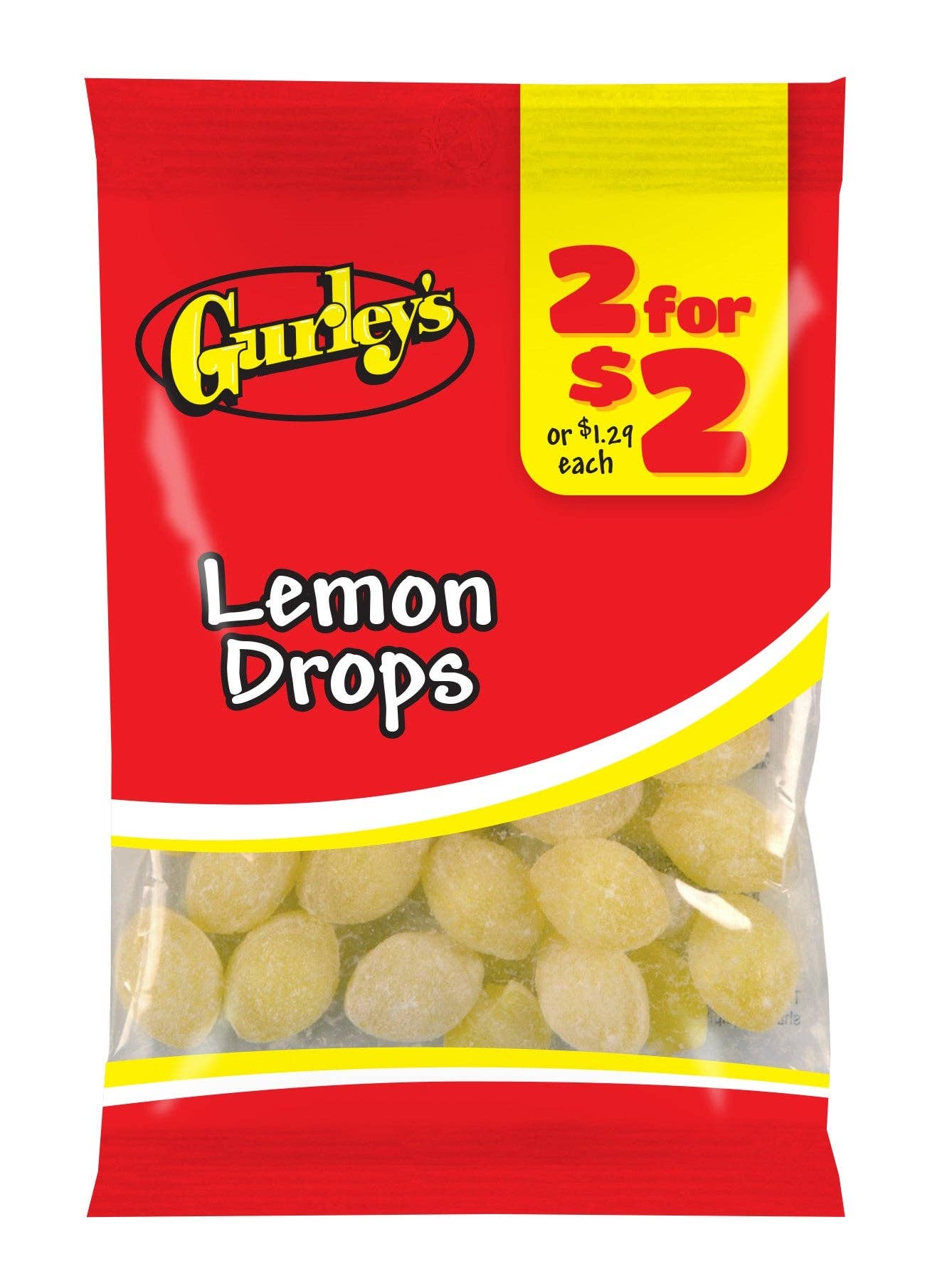 Shop The King - Wholesale Hard Candy - Gurley's Lemon Drops (Pack of 12)