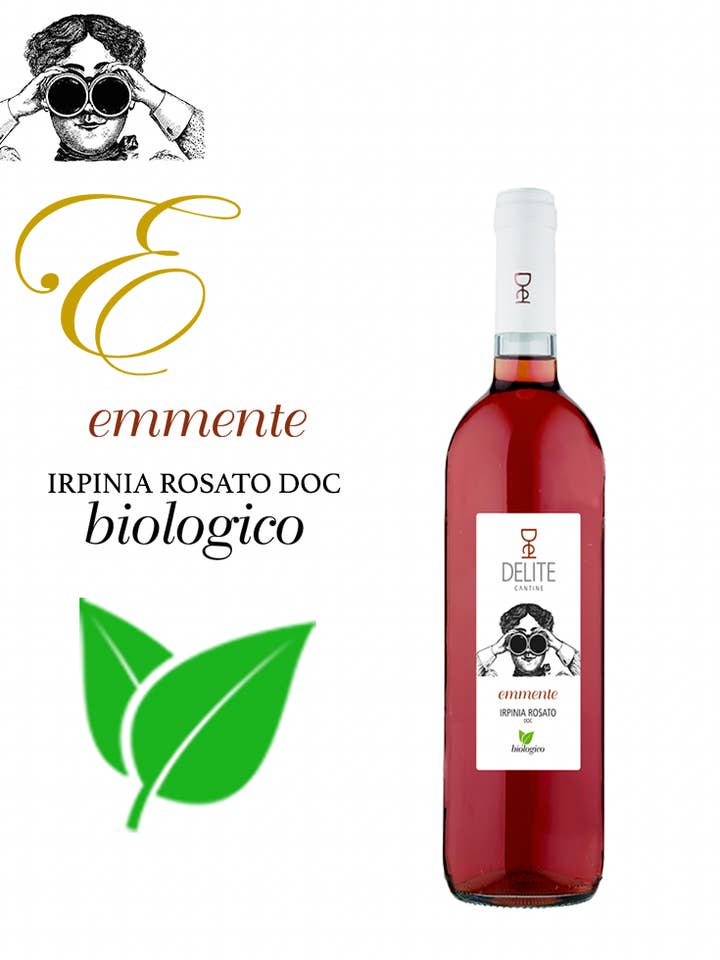 Rosato orgánico Emmente Irpinia doc para venta al por mayor de Cantine Delite