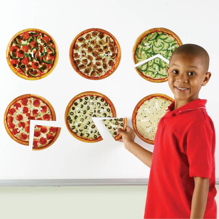Kit de démonstration de fraction de pizza magnétique pour la vente par Learning Resources
