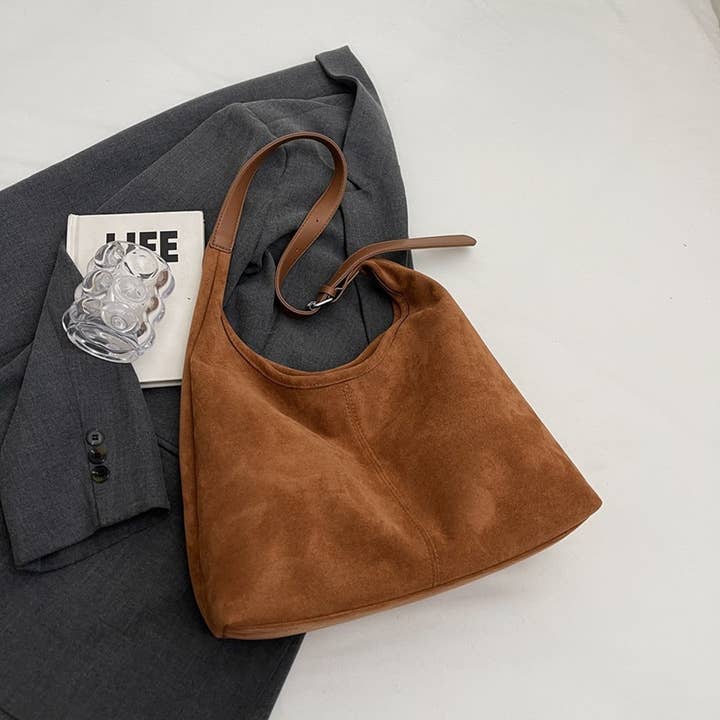 ACCITY - Wholesale Shoulder Bag - Women's - 2024 NEW LAZY STYLE SIMPLE COMMUTER TOTE BAG_CWAB3274