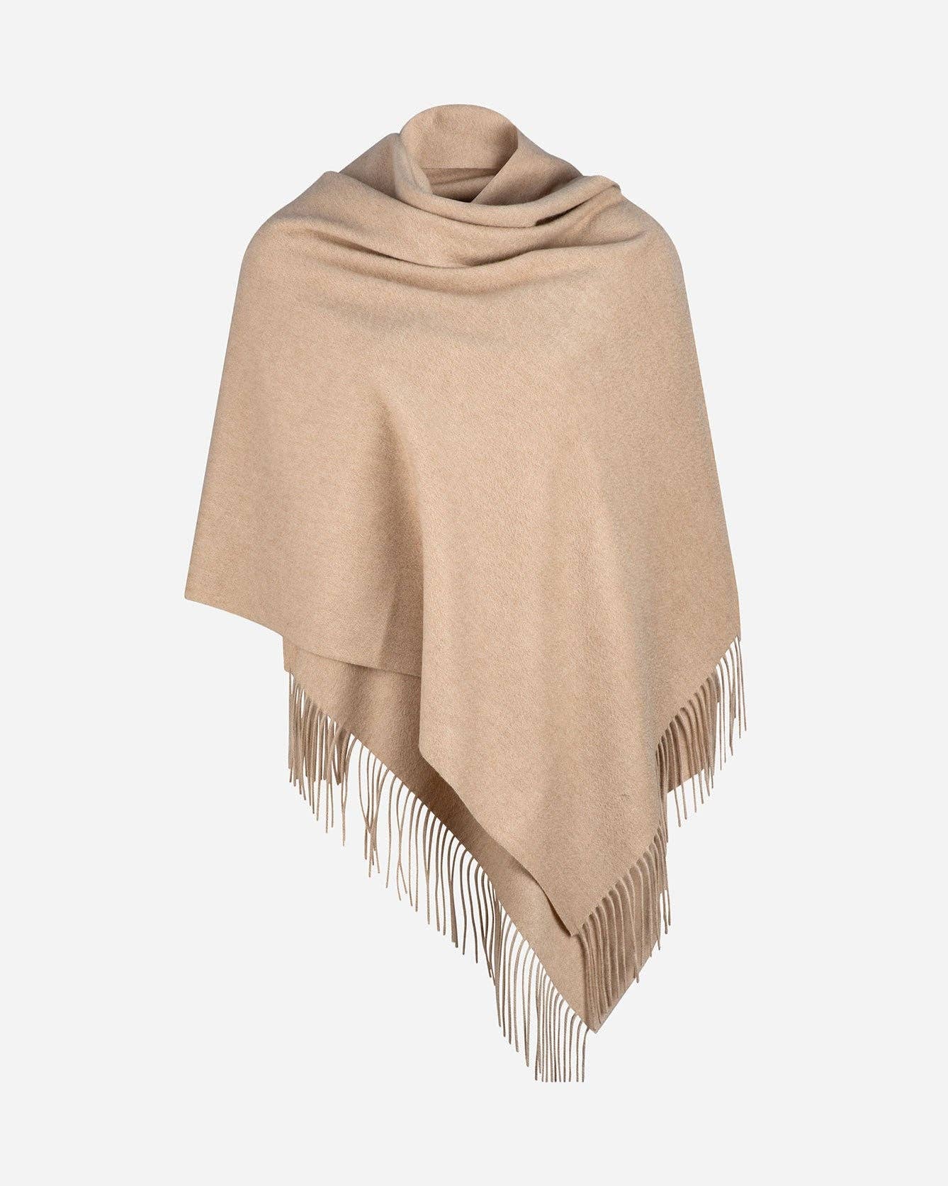 Heirloom Cashmere - Wholesale Wrap – Women's - Alma Large Cashmere Wrap - Sand