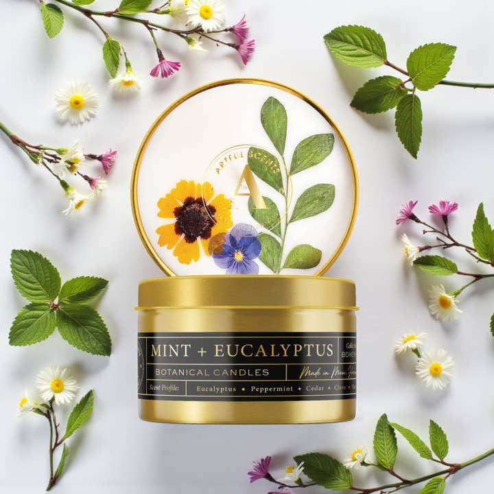 Bohemian Candle - Mint Eucalyptus for wholesale by Artful Scents