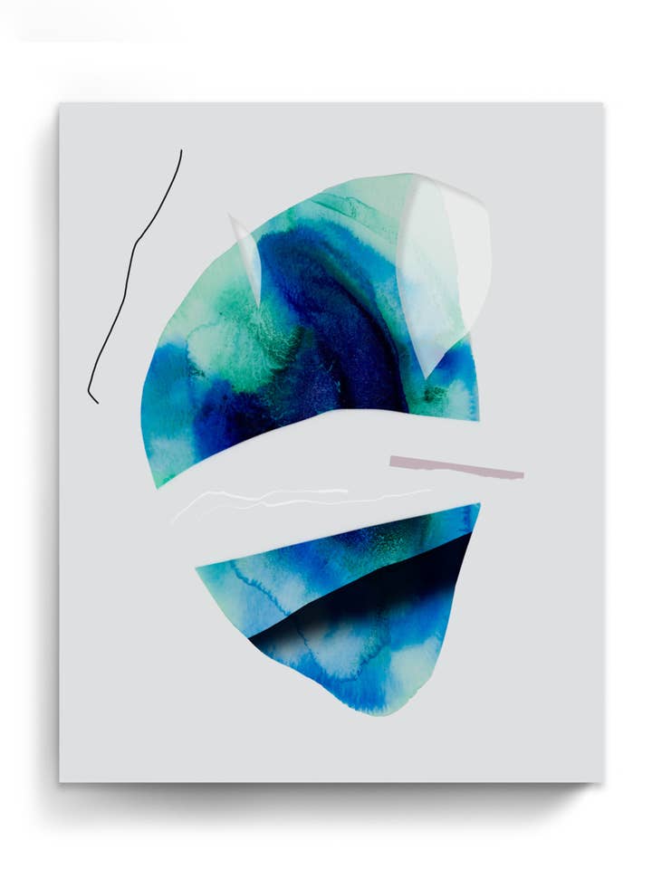 Abstracte Muurkunst Prints Losse Aquarelpapier & Canvas | Ostir voor wholesale door Marta Spendowska