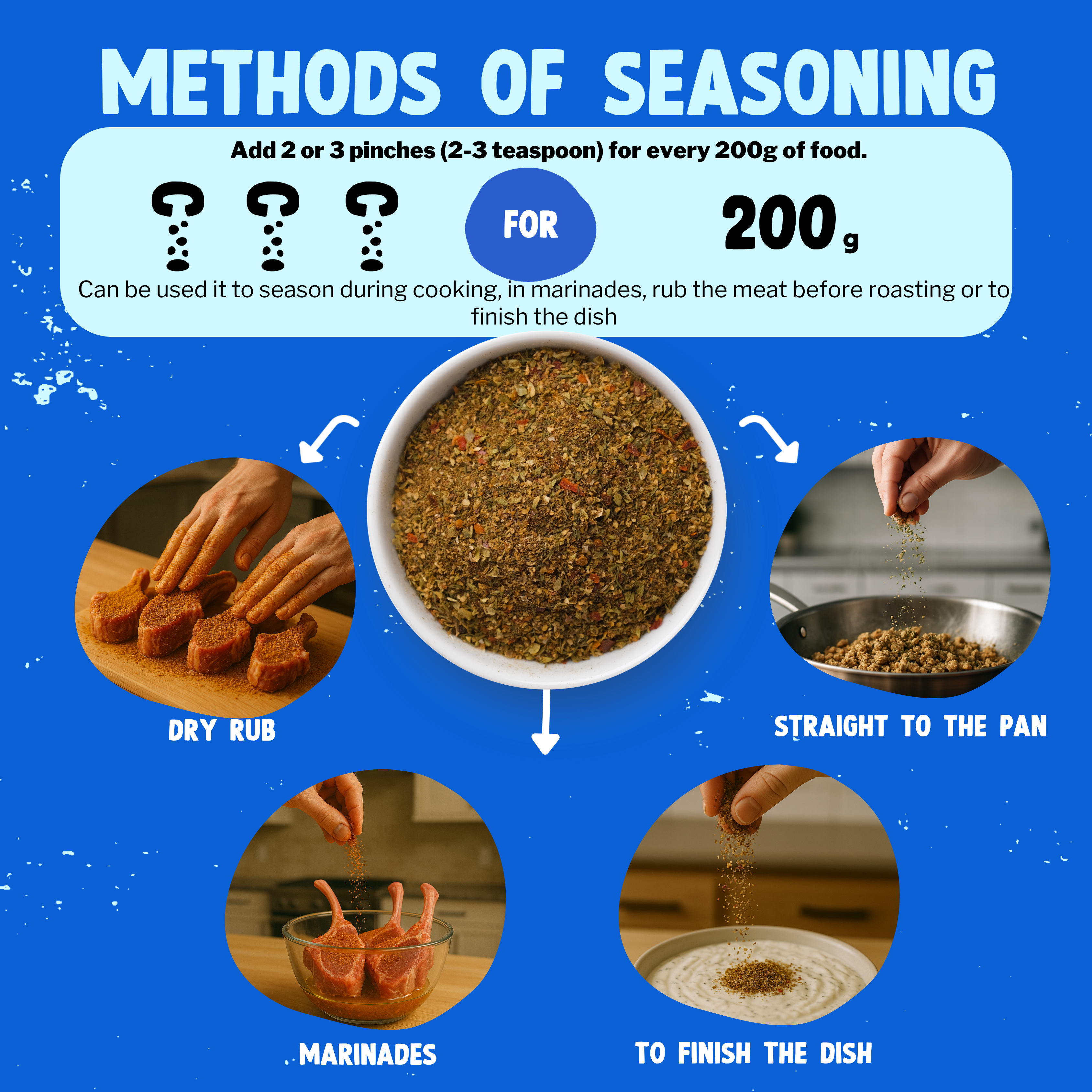 The Pinch - World Spice Blends - Wholesale Dried Spice Mix - Grego - 45g4