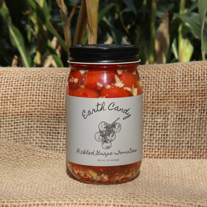Pickled Grape Tomatoes for wholesale by Earth Candy