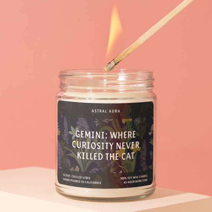Gemini: Where Curiosity Never Killed The Cat for wholesale by Astral Aura