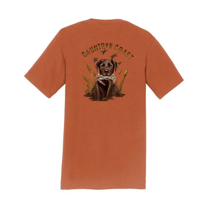 Fall Dog & Crab Tee for wholesale by Country & Coast