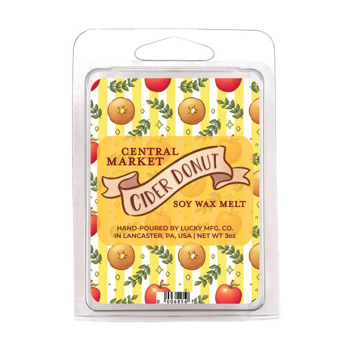 Donut de cidra do mercado central - Derretimento de cera de soja por atacado de Lucky Mfg. Co.