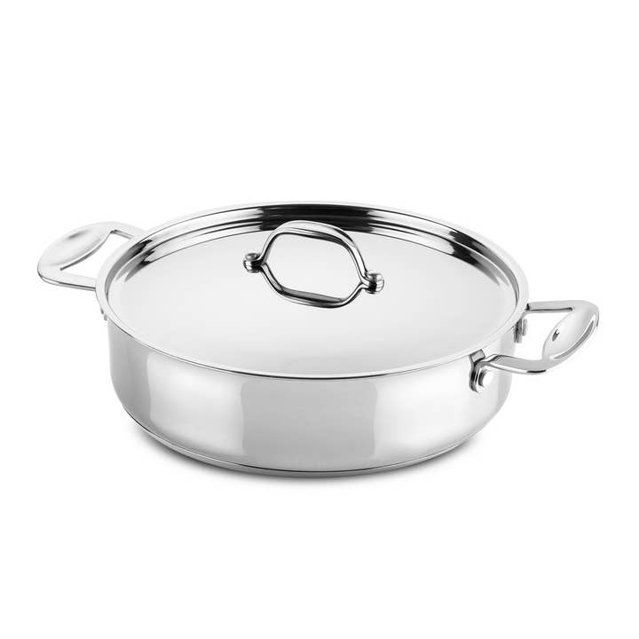 Non Stick Saute Pan 2 Handles Glamour Stone for wholesale by Mepra SPA