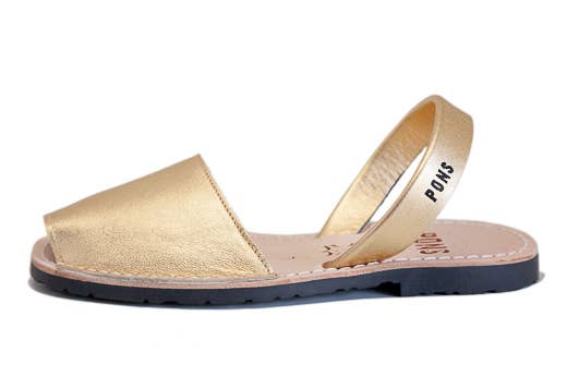 Pons - Wholesale Sandals - Women's - Pons Shoes - Classic Metallic - Gold1