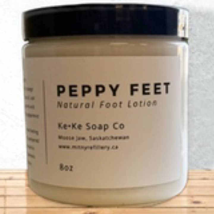 Peppy Foot Cream for wholesale by Ke•Ke Soap Co
