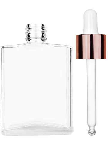 Best Bottles - Wholesale Essential Oil Holder - Elegant Clear Glass Bottle with White Dropper - 60ml4