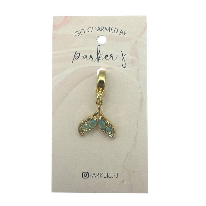 Mermaid Tail Charm for wholesale by Parker J Jewelry & Charm Bar