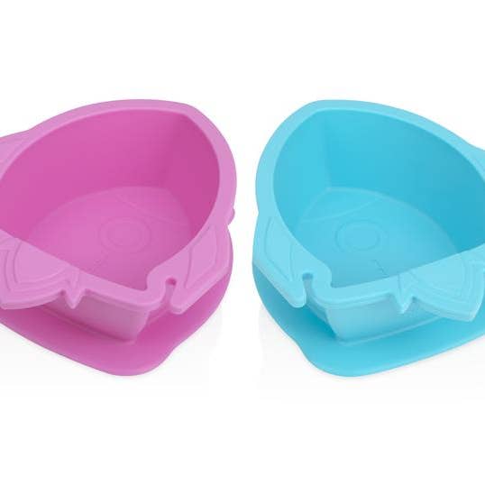Nuby - Vente Bol - Enfant et bébé - Bol à roquettes Sure Grip, bol de nourriture en silicone pour enfants5