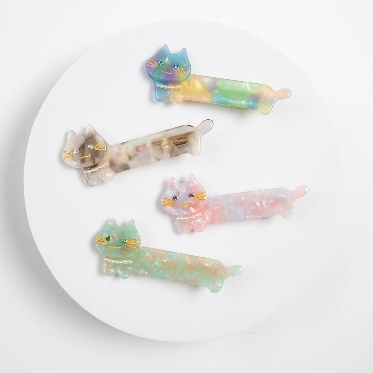 Loven x Mini Momo - Wholesale Haarclip - Dames - Haarklauwclip voor dames en meisjes - schattige kleine kat4