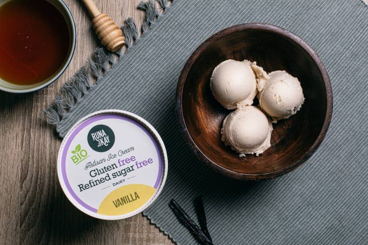 Runakay - Wholesale Ice Cream/Sorbet - VANILLA 460 ml ECOLOGICAL-SUGAR-FREE REFINED-GLUTEN-FREE1