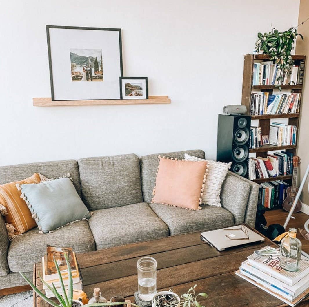 Rowe Station Woodworks - Vente Étagères murales - Rebord pour photos en érable massif6