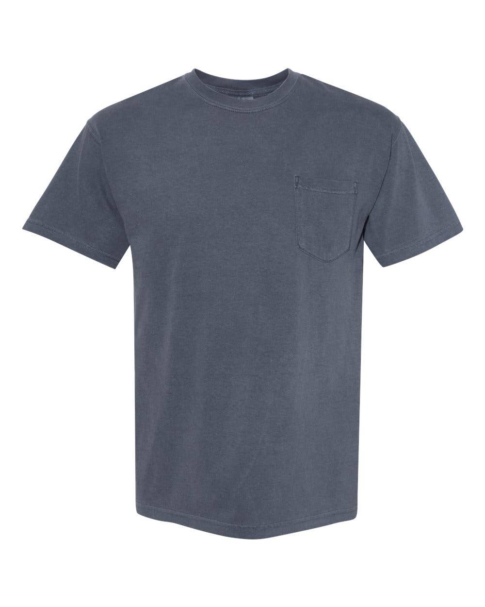 MYES BULK APPAREL - Vente T-shirt – unisexe - T-shirt Comfort Colors Heavyweight avec poche en 100 % coton filé à l'anneau25