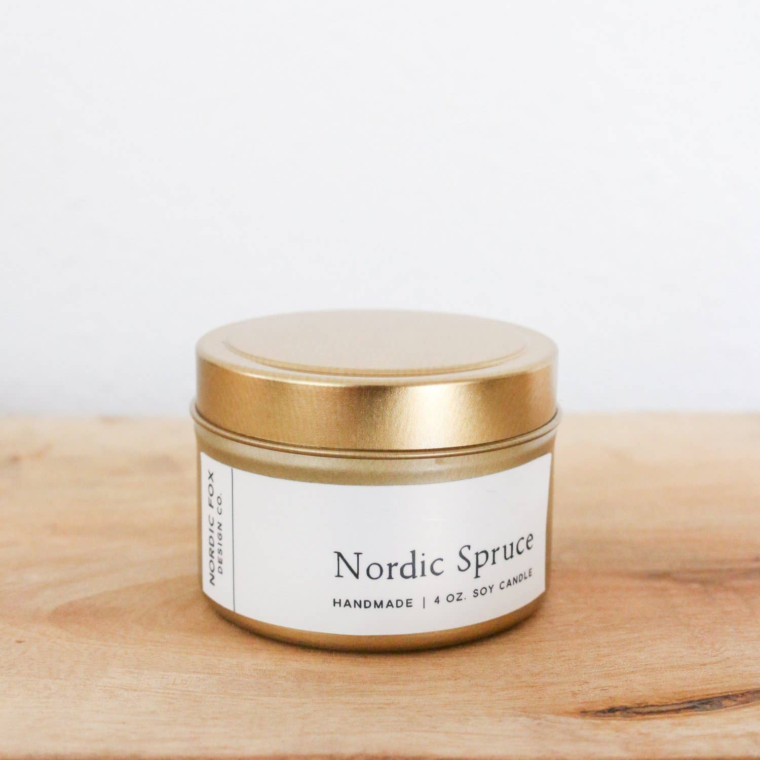 Nordic Fox Design Co. - Wholesale Jar/Filled Candle - Nordic Spruce Handmade Soy Candle1