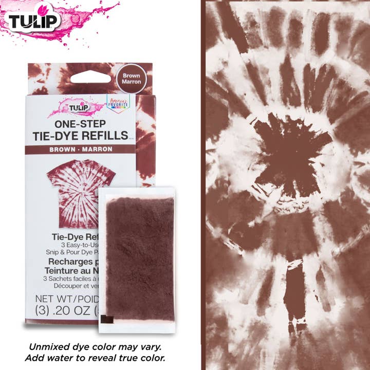 Tulip - Wholesale DIY Craft Kit - Tulip One-Step Tie-Dye Refills Brown