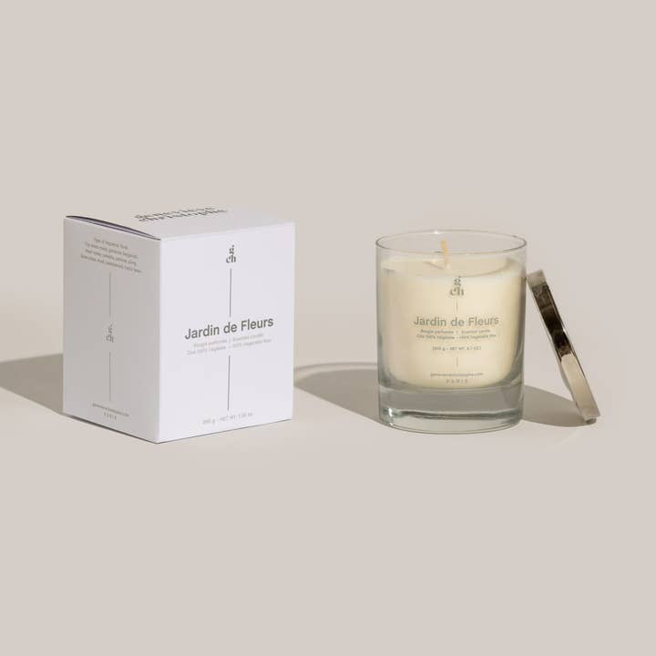 Scented candle - Jardin de Fleurs for wholesale by Geneviève Christophe