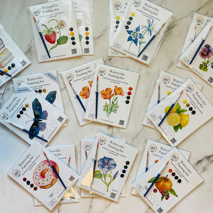 Landa Ruen Art - Wholesale DIY Craft Kit - Discovery Bundle | Watercolor Kit Sampler Box