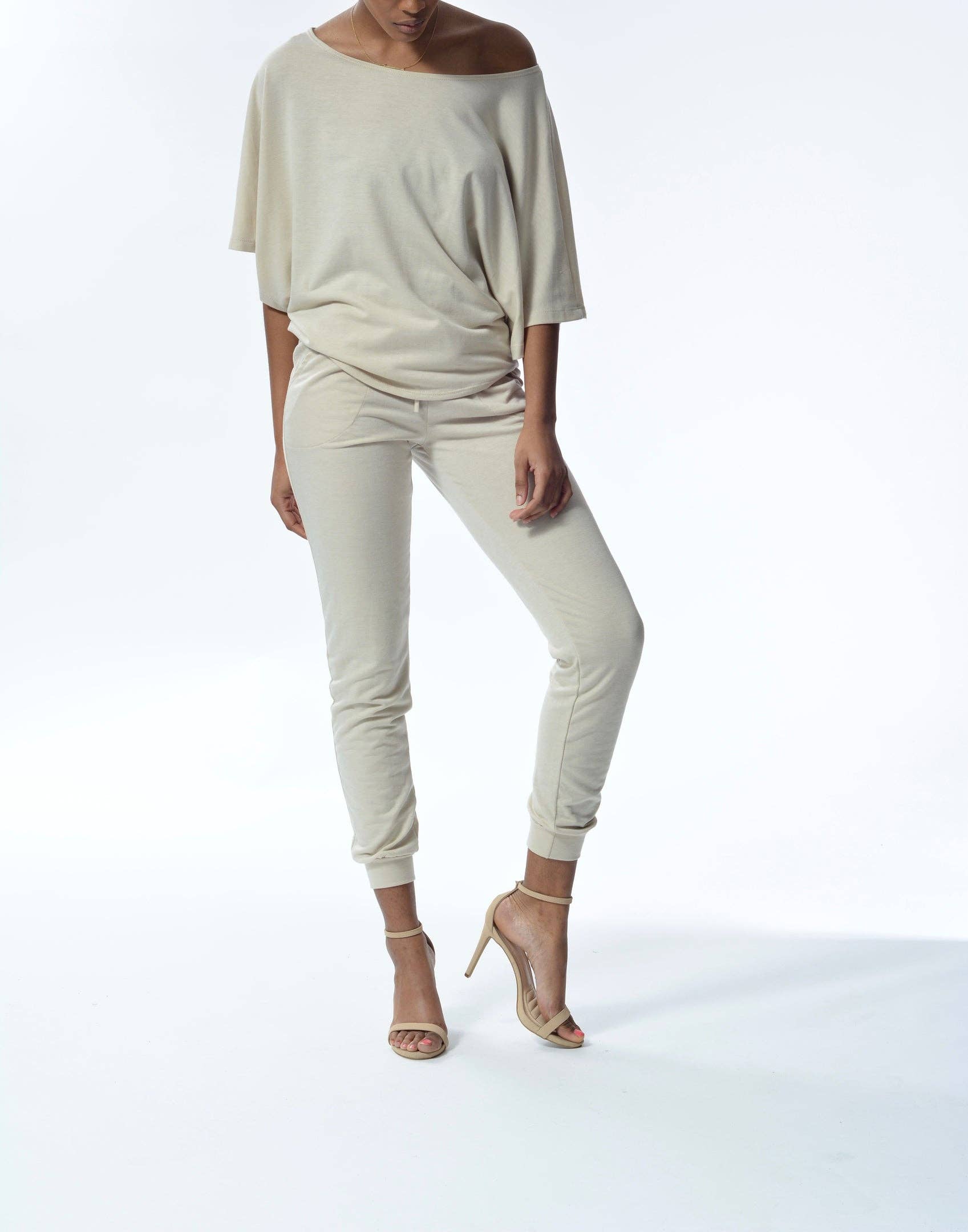 Tracy Nicole – Calças - Mulher por atacado – Joggers com cordão Jessica2