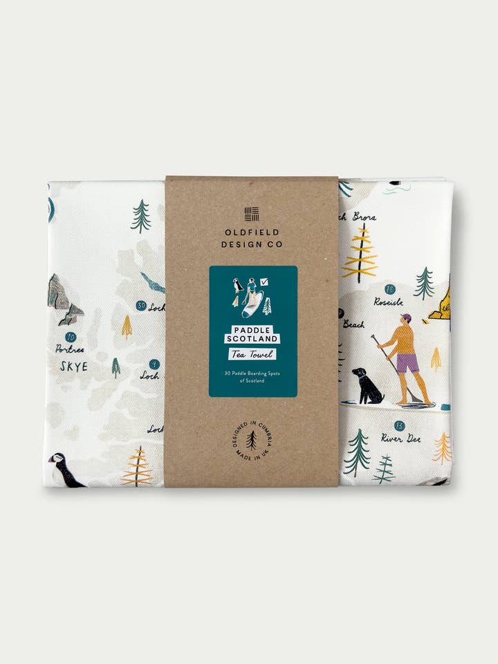 Torchon Paddle Scotland pour la vente par Oldfield Design Co