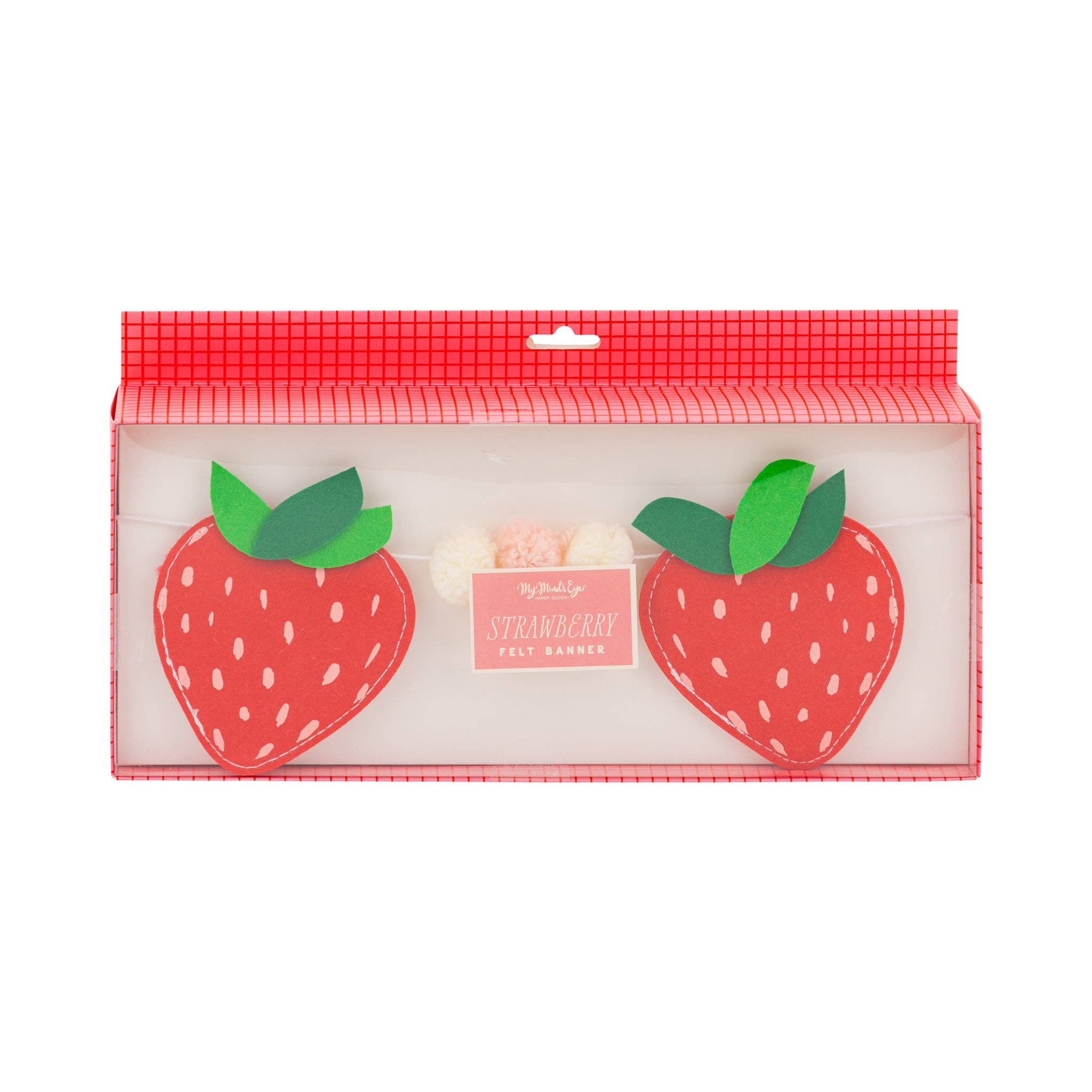 My Mind’s Eye - Wholesale Party sign/banner - STW1102 - Felt Strawberry Banner3