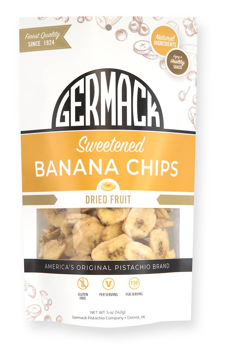 Germack Pistachio Company - Wholesale Chips - Banana Chips Sweetened - 5 oz.0