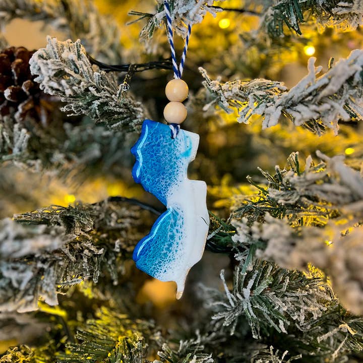 NMinnick Designs - Wholesale Ornament - New Jersey Beach Ornament