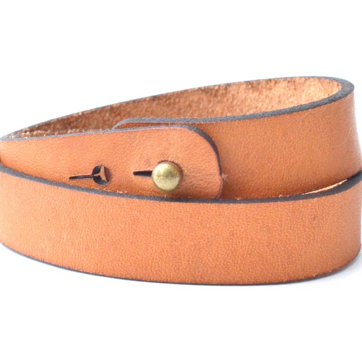 Double Wrap Leather Bracelet for wholesale by New Market Farmhouse