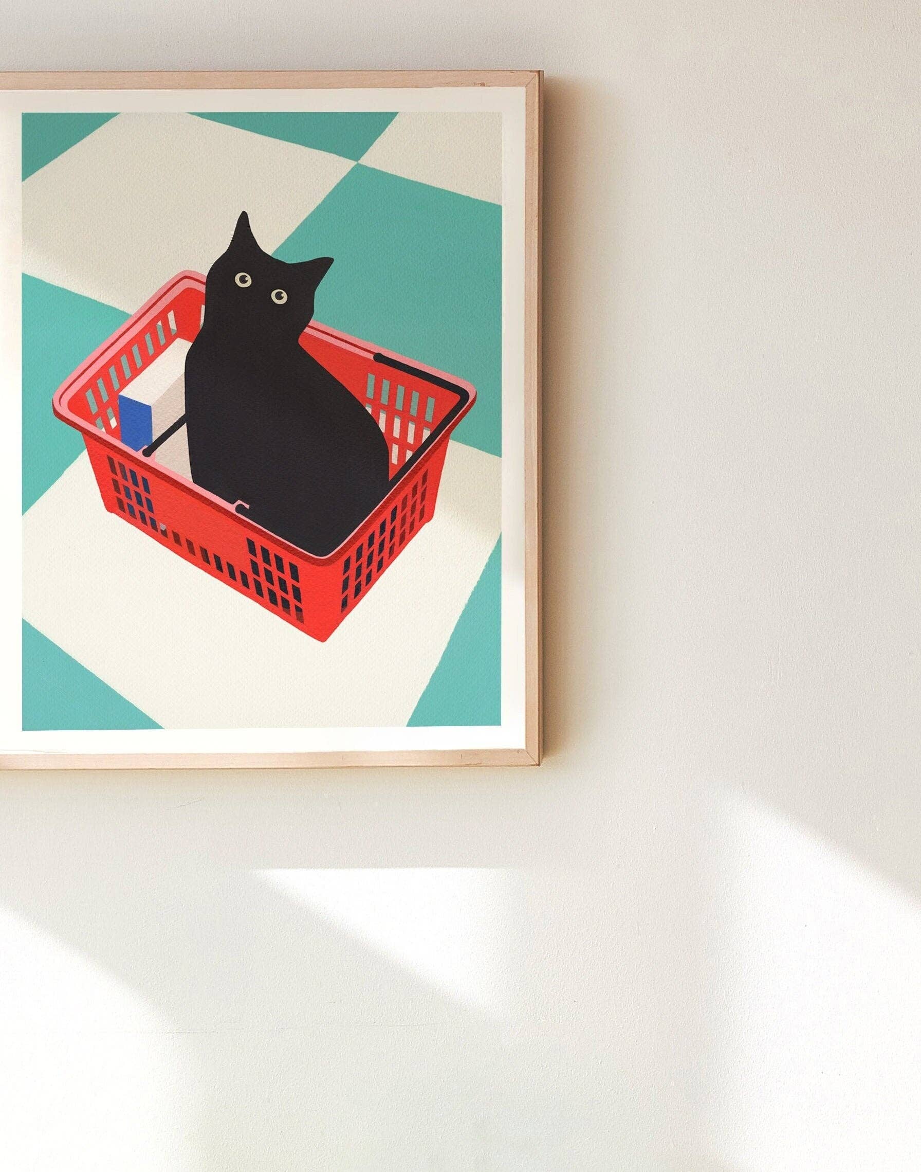 Jen Wang Studios - Wholesale Art Print - Black Cat Art Print1