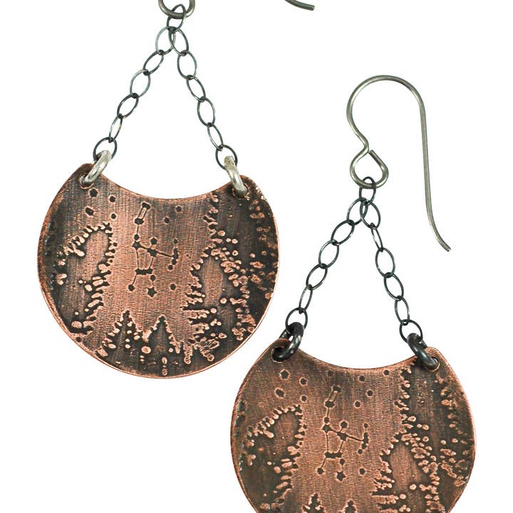 Krista Tranquilla Studio - Wholesale Dangle Earrings - Orion Night Sky Earrings1