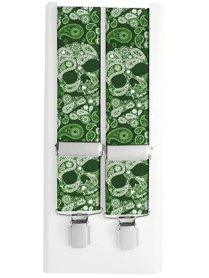 MEN'S ELASTIC STRAPS CALAVERAS FANTASY GREEN for wholesale by Josvil