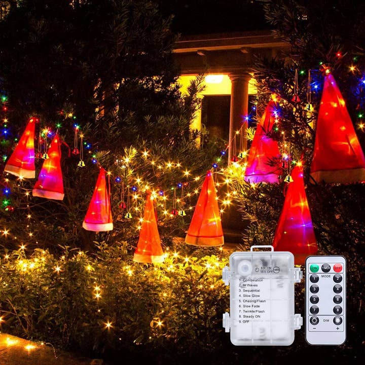 Cadena de luces colgantes iluminadas para sombreros para venta al por mayor de RAREVAY Fairy Lights Solar Lights