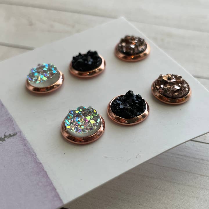 8mm Rose Gold Set for wholesale by Fiddle & Fox