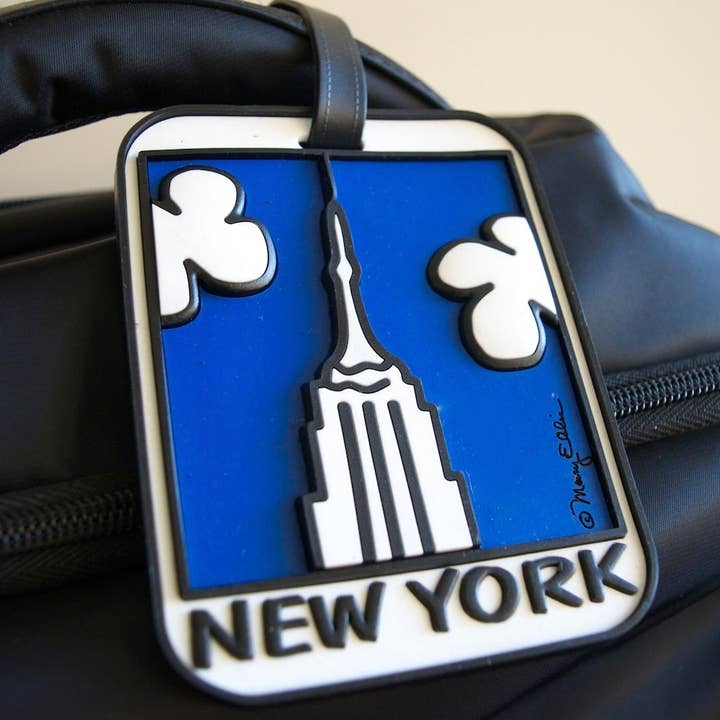 Mary Ellis - Wholesale Luggage Tag - Empire State Luggage Tag | New York Gift | New York Souvenir