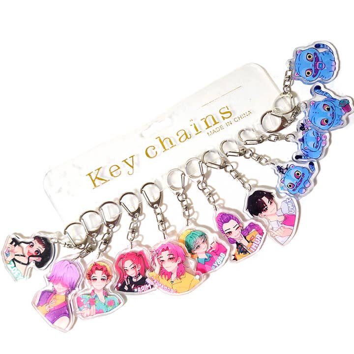 K-pop Demon Hunter Keychain KPOP Rumi Mira Zoey and other Purchase Wholesale kpop demon. Free Returns & Net 60 Terms on Faire trending on Faire.