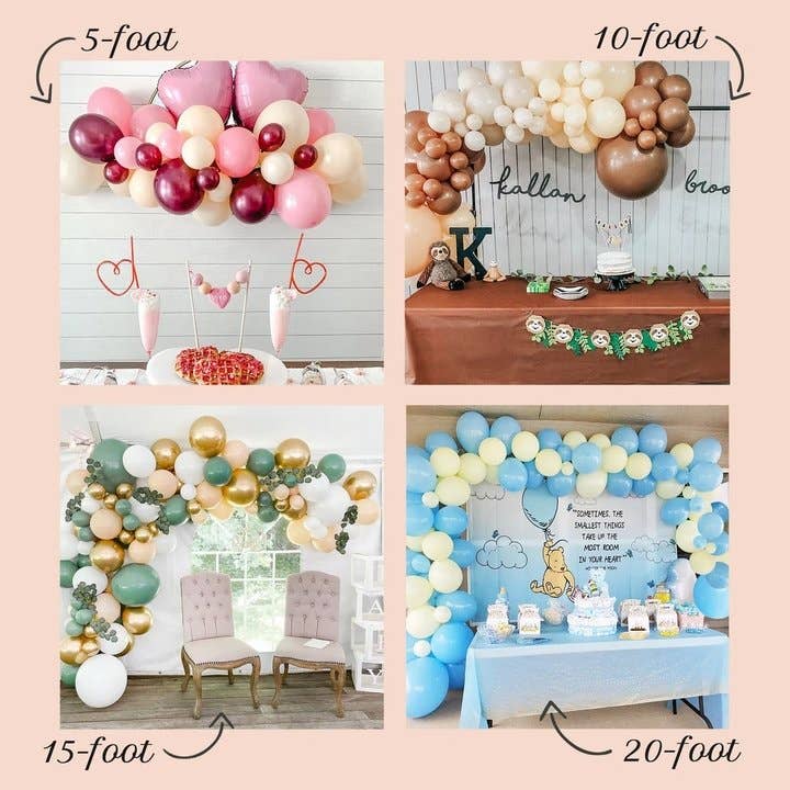 Ellie's Party Supply - Wholesale Balloon - Blue Baby Shark Party Balloon Arch Kit - Balloon Garland Kit6