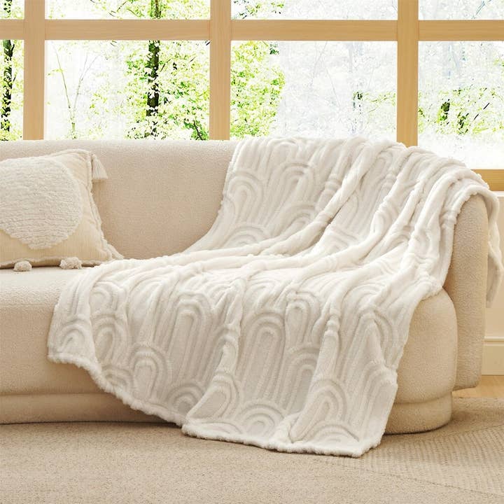 FLUFFERY - Wholesale Throw Blanket - Cozy Home Taffeta Fleece Blanket 130x150cm Single Layer 12