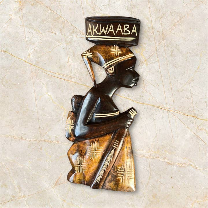AfriMart International - Venta al por mayor Cartel de pared - Arte/decoración de pared de madera de mar africana hecha a mano