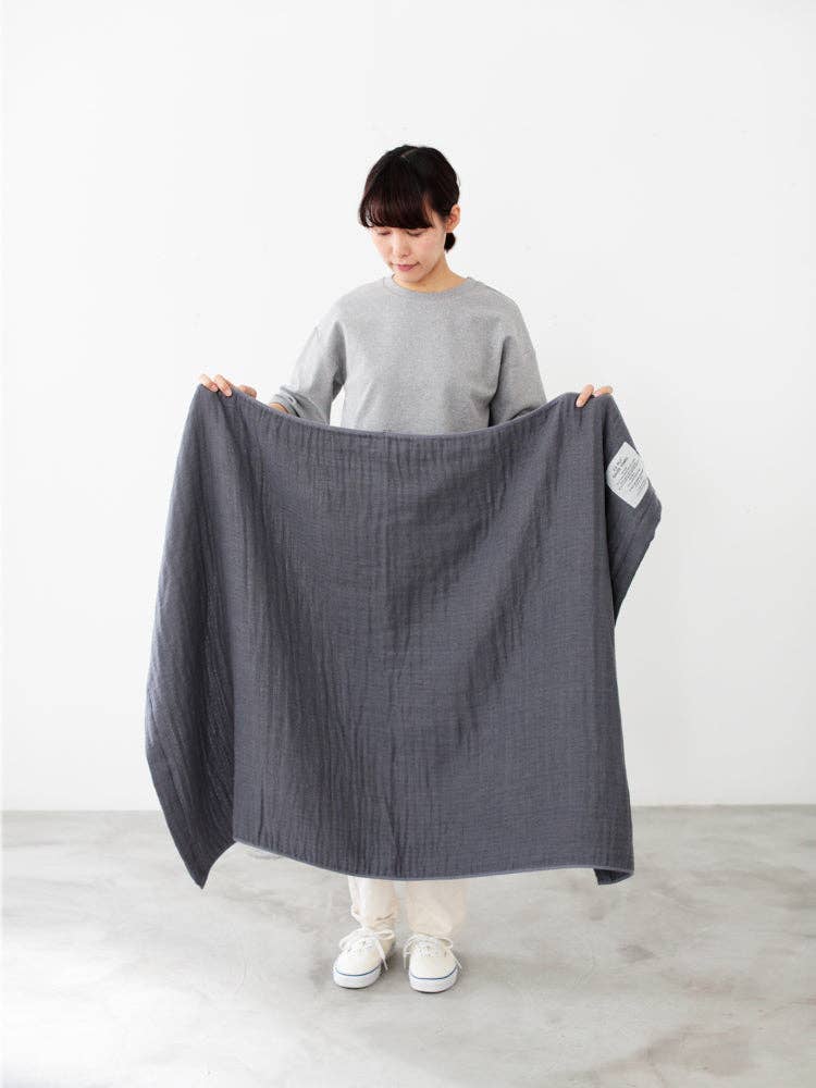 Morihata International Ltd. Co. - Wholesale Bath Towel - 2.5-Ply Gauze Bath Towel, Charcoal6