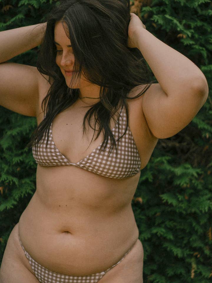 Aspen Bikini Bottom - Summer Gingham for wholesale by Prairie