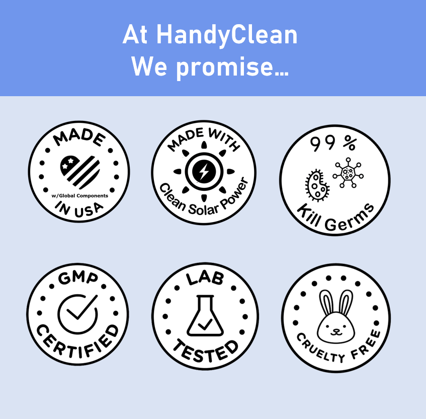 LA Fresh - Wholesale Hand sanitiser - HandyClean Alcohol-Free Hand Sanitizing Wipes 1000 ct Jumbo Roll1