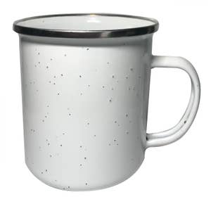 Speckle Detailed Stainless Steel Handled Mug- Pink - Caribou Coffee